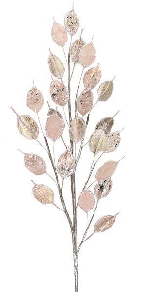 Design Shop 37.5"Velvet/Metallic Money Plant