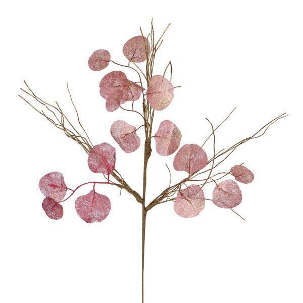 Design Shop 22"L Glittered Seagrape Leaf Pick