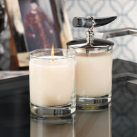Zodax Casablanca Horn Scented Candle Jars, Set of 2