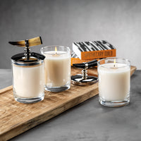 Zodax Casablanca Horn Scented Candle Jars, Set of 2