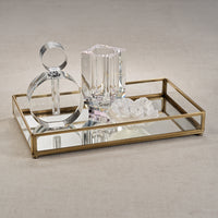 Zodax 6-Inch Tall Amari Double O Glass Perfume Bottle