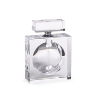 Zodax 6-Inch Tall Amari Square Glass Perfume Bottle
