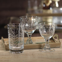 Zodax 6-Inch Tall Patia Red Wine Glass, Set of 4