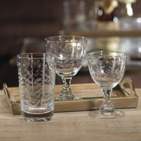 Zodax 5.5-Inch Tall Patia Highball Glasses, Set of 4