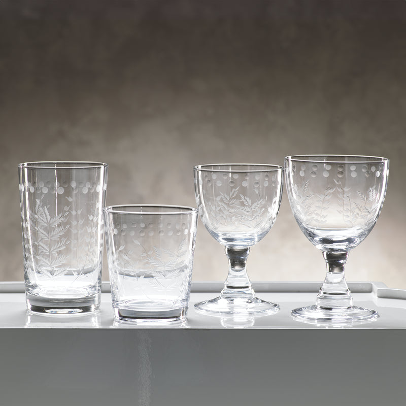 Zodax 5.5-Inch Tall Patia Highball Glasses, Set of 4