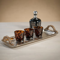 Zodax Sahara Tortoise Tumbler, Set of 4