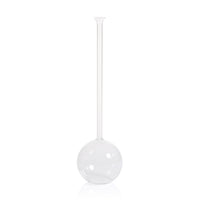 Zodax 21.5-Inch Tall Finley Long Neck Ball Glass Vase