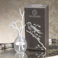 Zodax Illuminaria Porcelain Diffuser, French Gardenia Fragrance