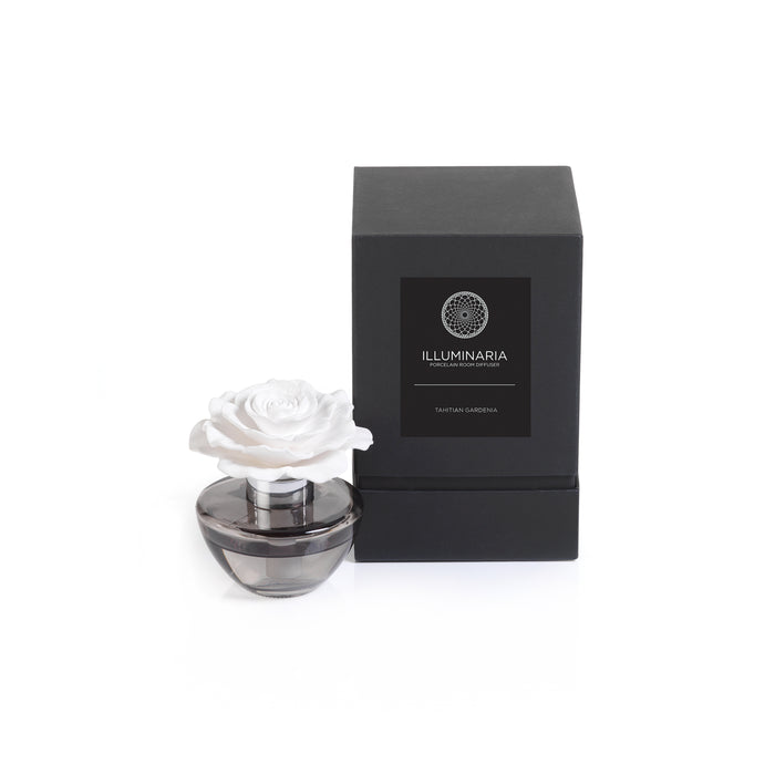Zodax Illuminaria Porcelain Diffuser, Tahitian Gardenia Fragrance