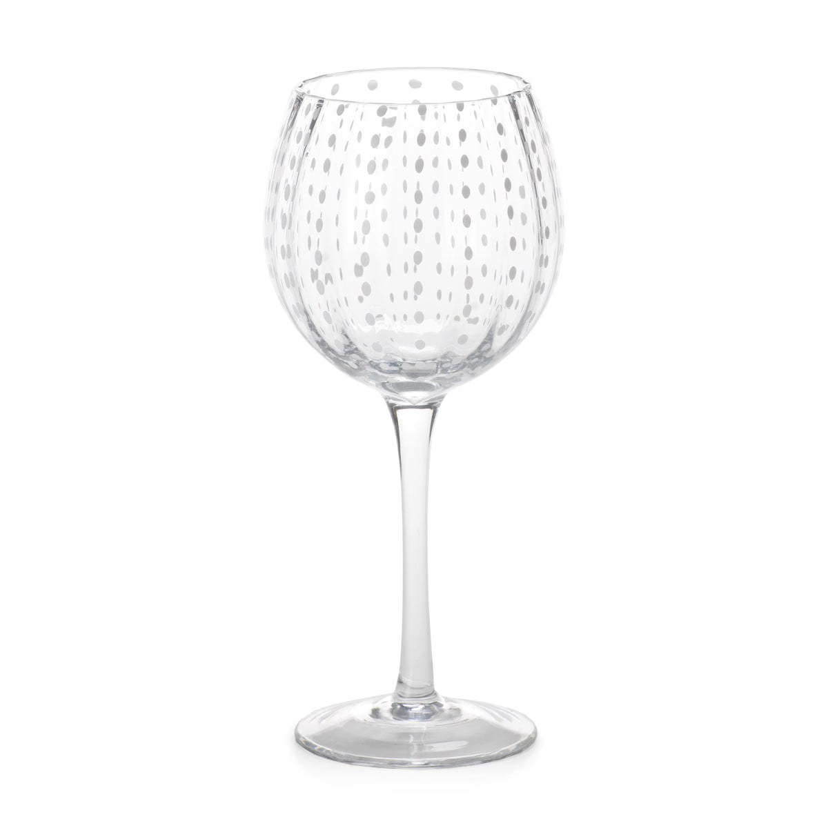 Zodax 8.5-Inch Tall Fintan Wine Goblets, Set of 6