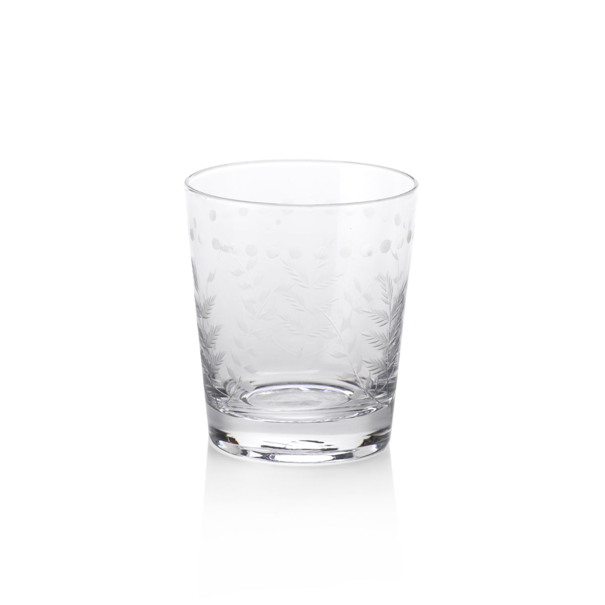 Zodax 4-Inch Tall Patia Old Fashioned Glasses, Set of 4