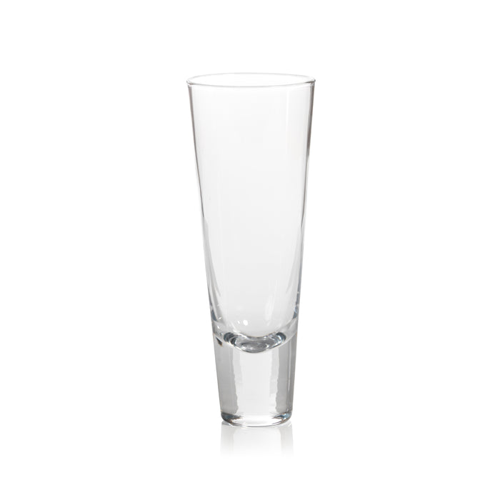 Zodax 7-.25-Inch Tall Anatole Tapered Drinking Glass, Set of 4