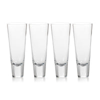 Zodax 7-.25-Inch Tall Anatole Tapered Drinking Glass, Set of 4