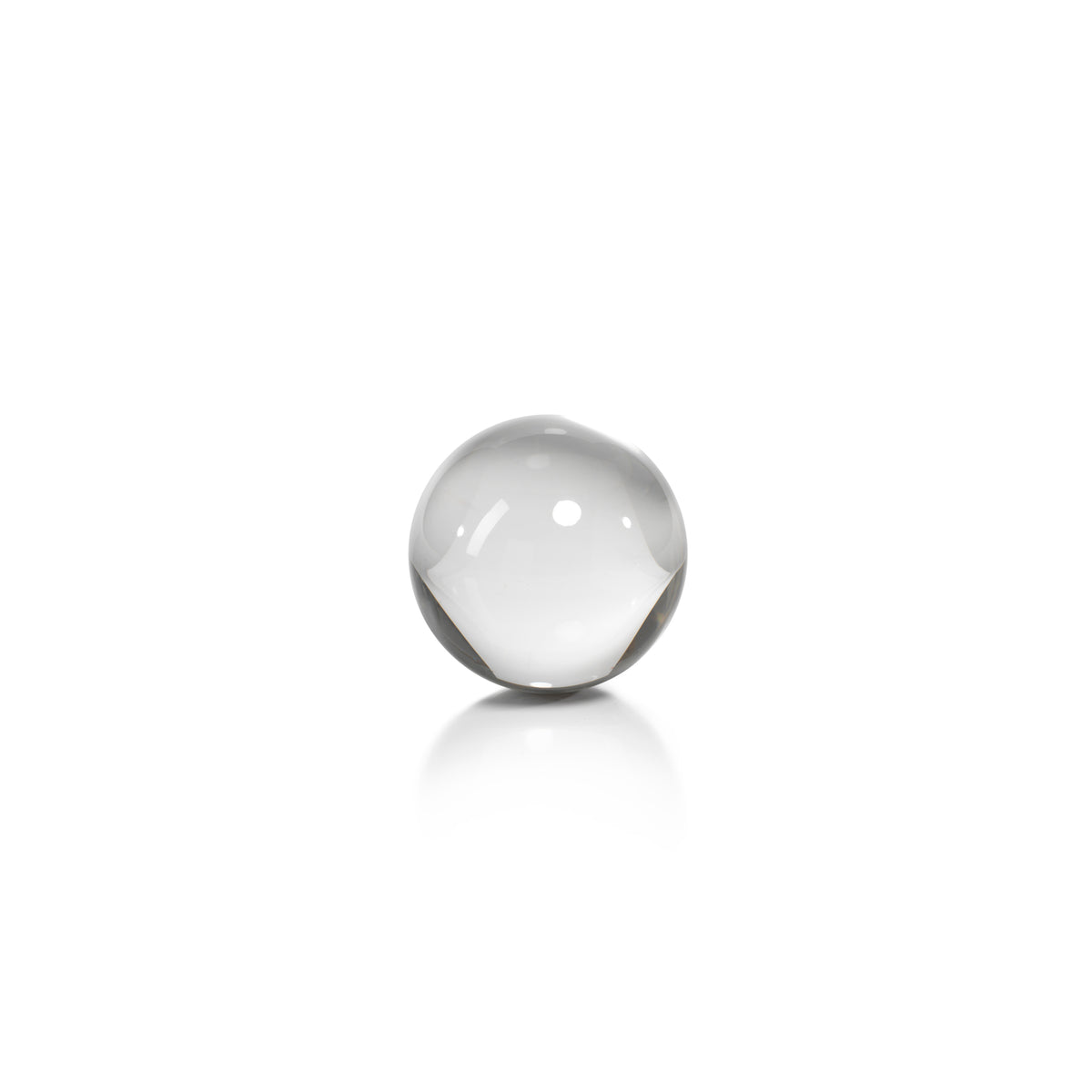 Zodax 2.75-Inch Diameter Jacy Crystal Glass Balls, Set of 4