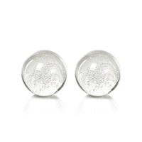 Zodax 4-Inch Crystal Fill Ball with Bubbles,  Set of 2
