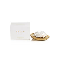 Zodax Dream Porcelain Flower Diffuser, Fleur d' Oranger Fragrance