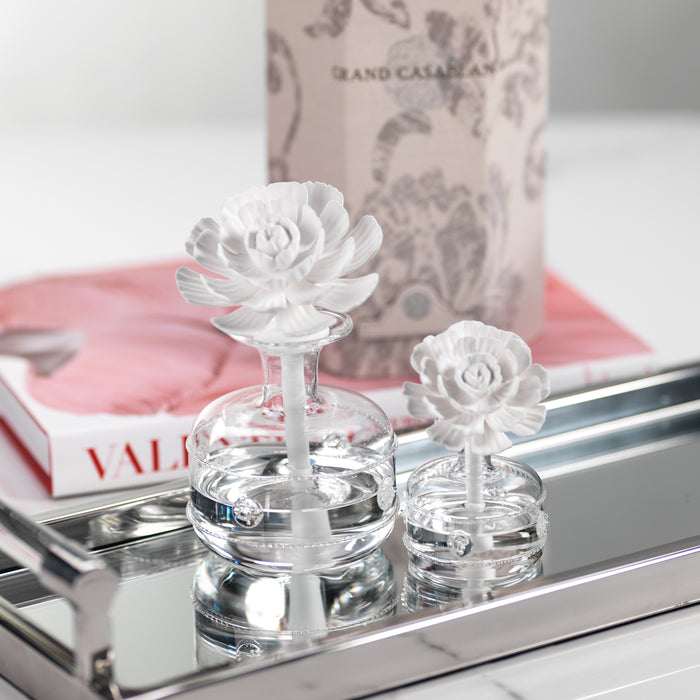 Zodax Mini Grand Casablanca Porcelain Diffuser, Moroccan Peony