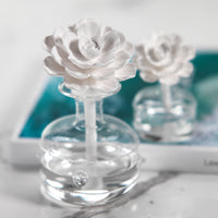 Zodax Grand Casablanca Porcelain Diffuser, White Rose