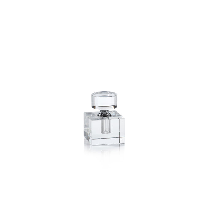 Zodax Malak Cube Glass Perfume Bottle