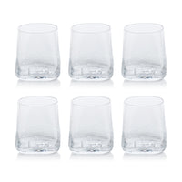 Zodax Kaberi Hammered Rock Glasses, Set of 6