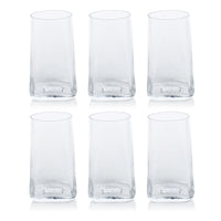 Zodax Kaberi Hammered Highball Glasses, Set of 6