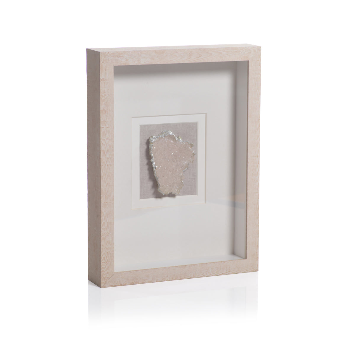 Zodax Muzo Natural Framed Crystal Wall Décor, 12 x 16