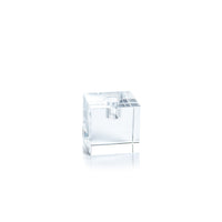 Zodax Coco 2-Piece Set Crystal Glass Taper Candle Holders