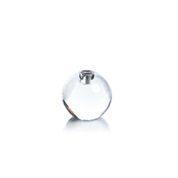 Zodax Coco 2-Piece Set Crystal Glass Taper Candle Holders