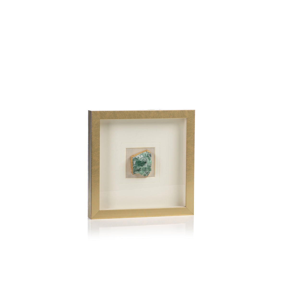 Zodax Gold Framed 1-Pc Emerald Crystal Wall Decor