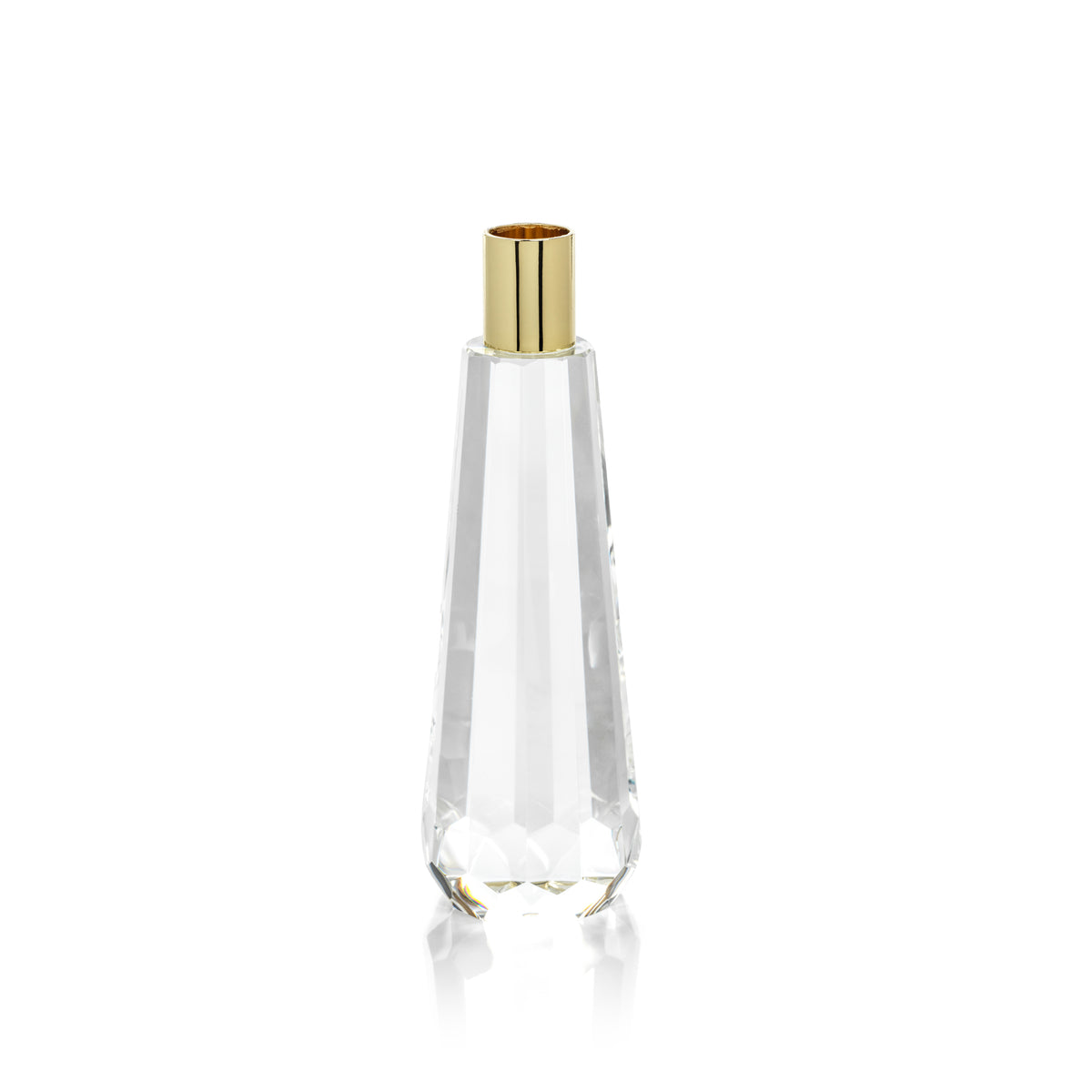 Zodax Florella Faceted Crystal Candle Holder