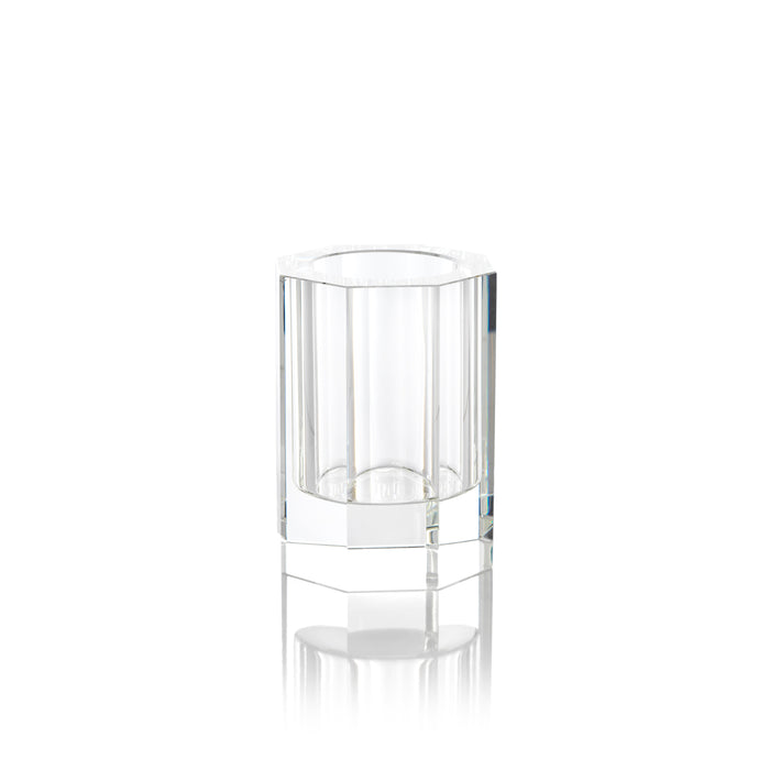 Zodax Edita Octagonal Crystal Glass Vase