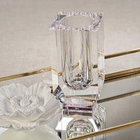 Zodax Carrissa Crystal Glass  Vase