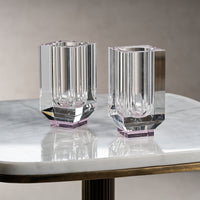 Zodax Carrissa Crystal Glass  Vase