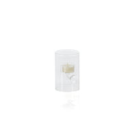 Zodax Kelly 4-Piece Set Glass Tealight Holder/Hurricane, Small