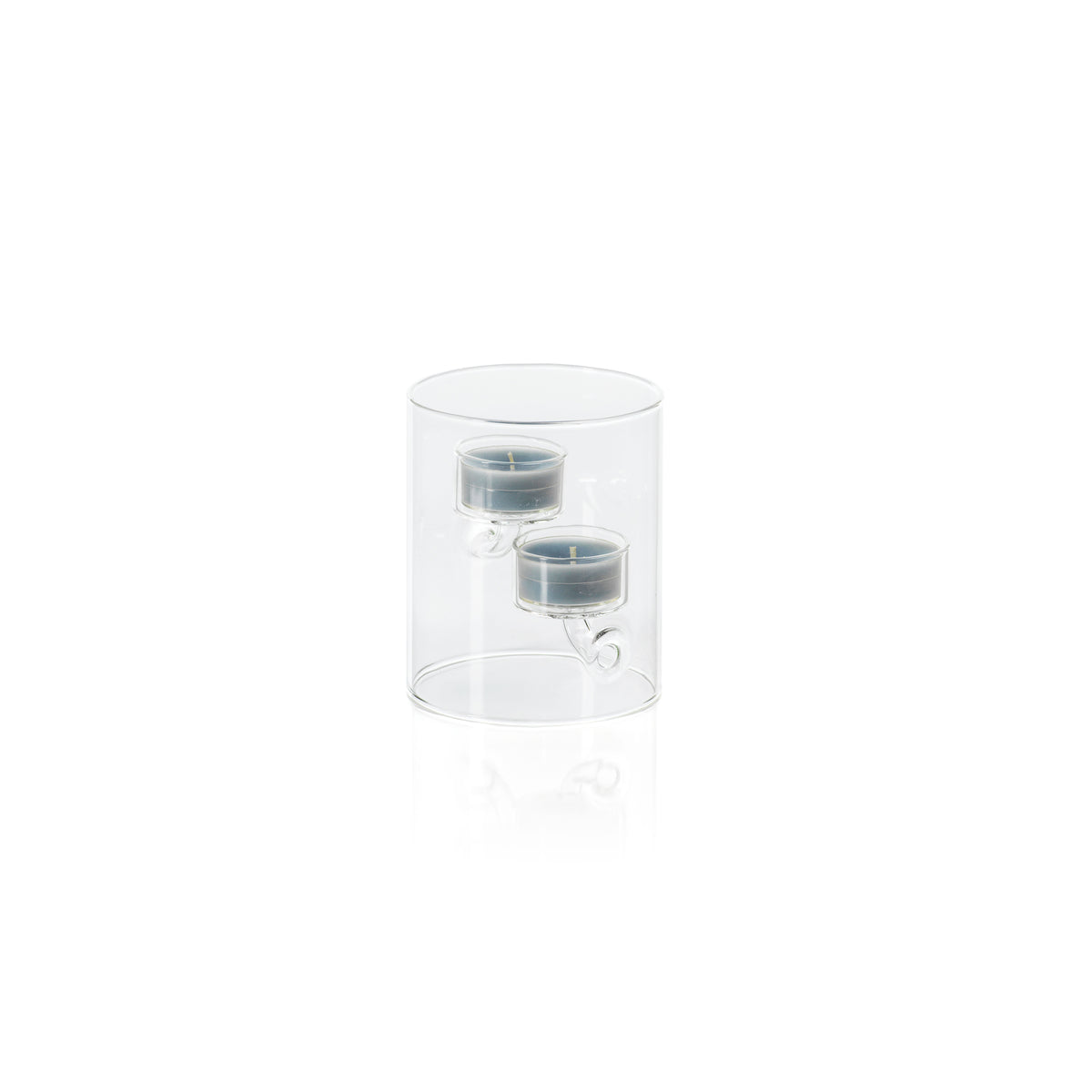 Zodax Kelly 4-Piece Set Double Tealight Holder/Hurricane