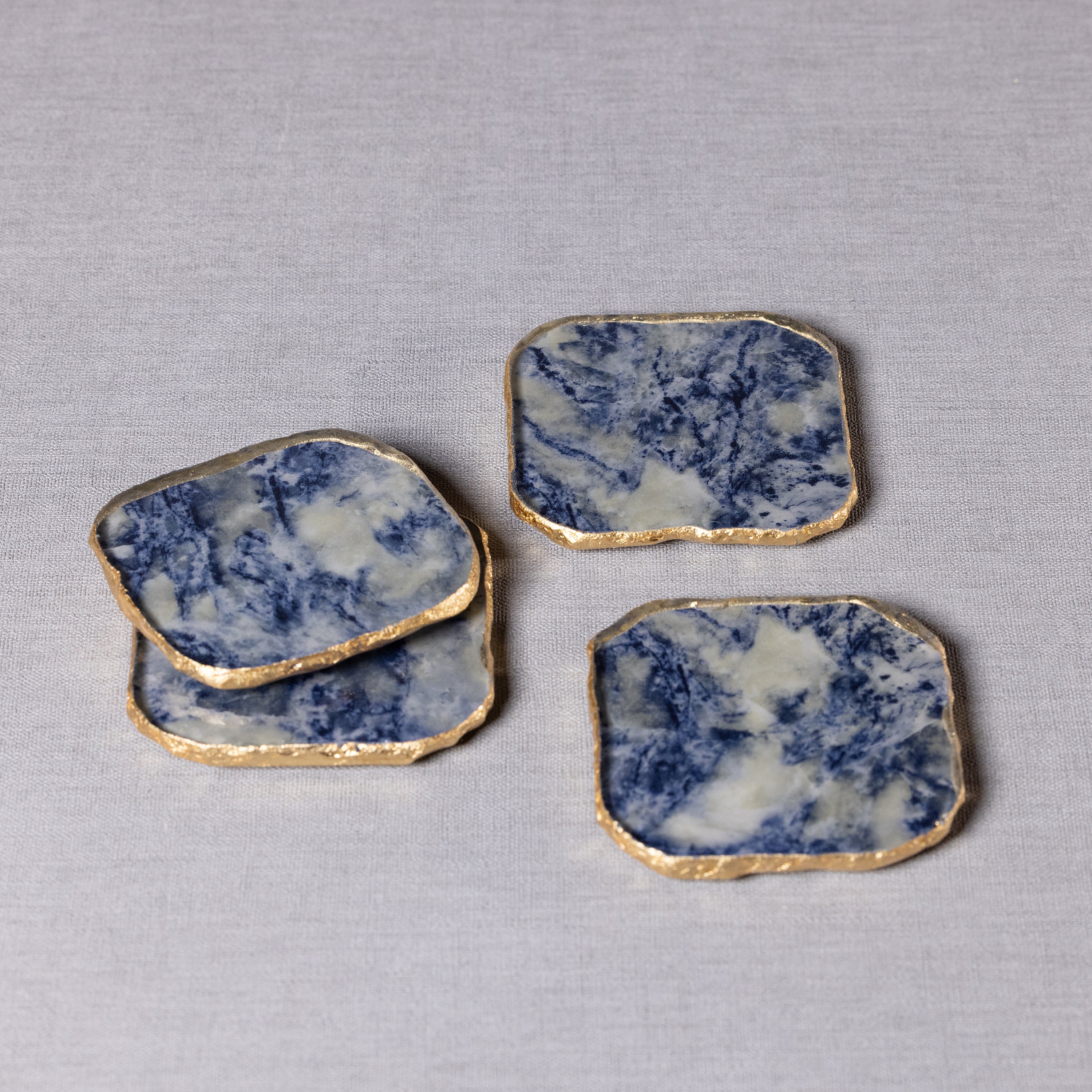 Zodax Agate Marble Coasters - Thumbnail 3