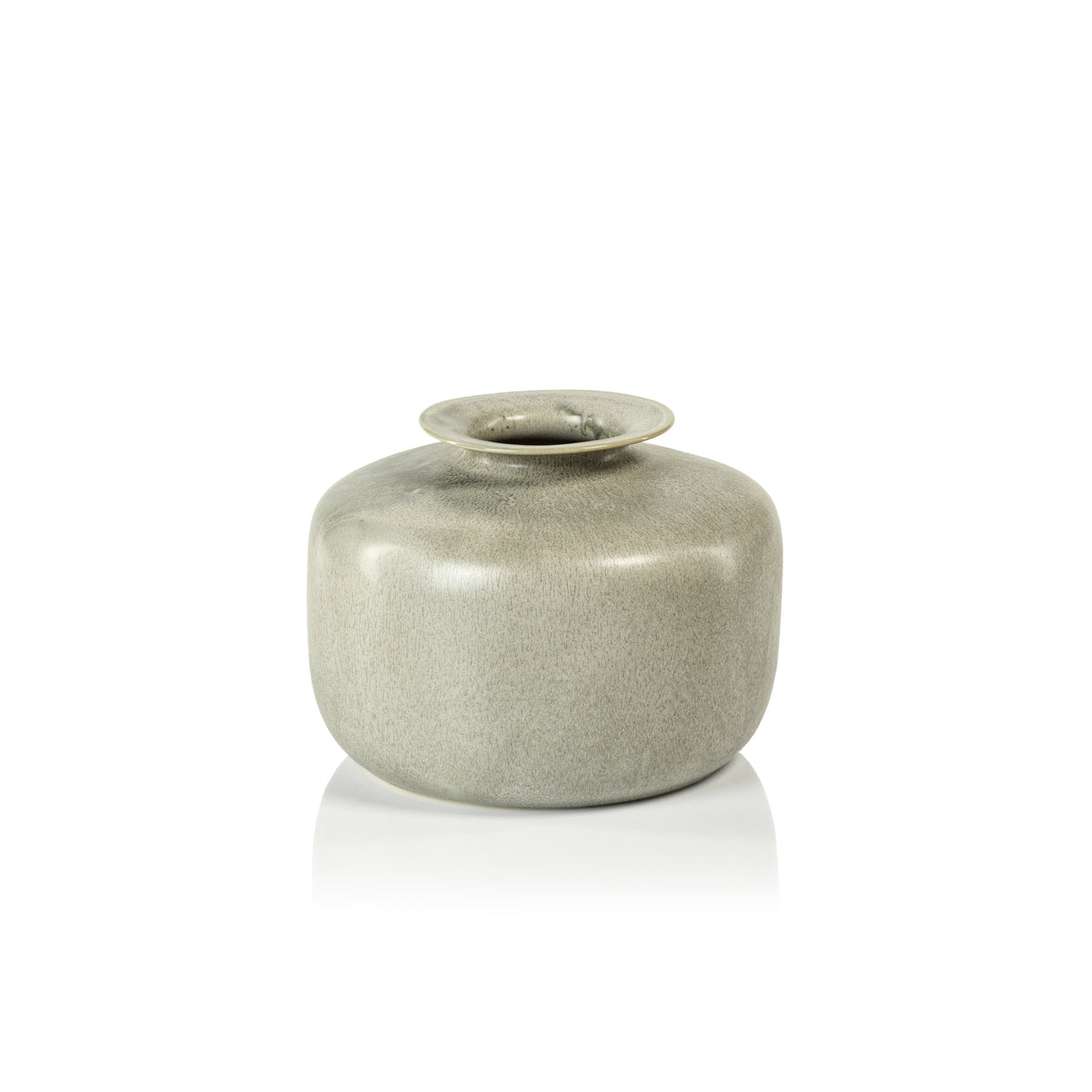 Zodax Mandal Squat Stoneware Vase