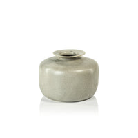 Zodax Mandal Squat Stoneware Vase