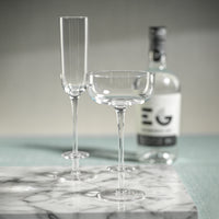 Zodax Ganvie Champagne Coup / Martini Glasses, Set of 4