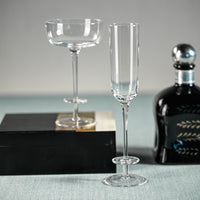 Zodax Ganvie Champagne Coup / Martini Glasses, Set of 4
