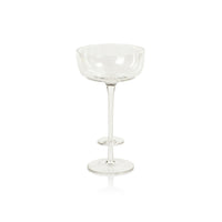 Zodax Ganvie Champagne Coup / Martini Glasses, Set of 4