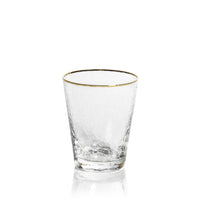 Zodax Cappelletti Tapered Double Old Fashioned Glasses, Set of 4