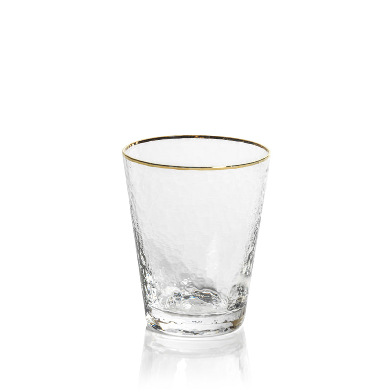Zodax Cappelletti Tapered Double Old Fashioned Glasses, Set of 4