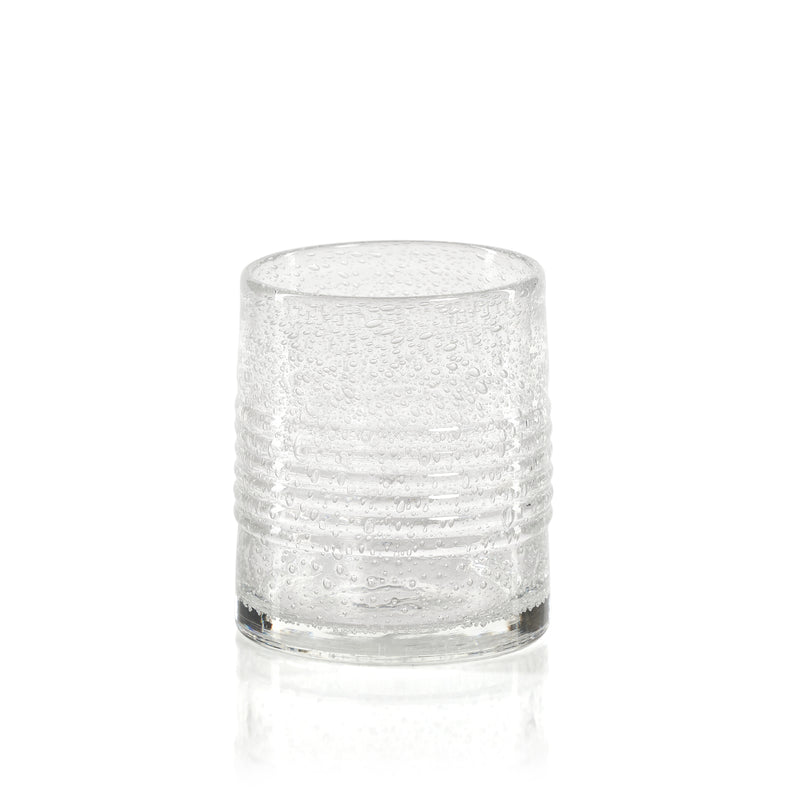 Zodax Langston Bubble Double Old Fashioned Glasses, Set of 6
