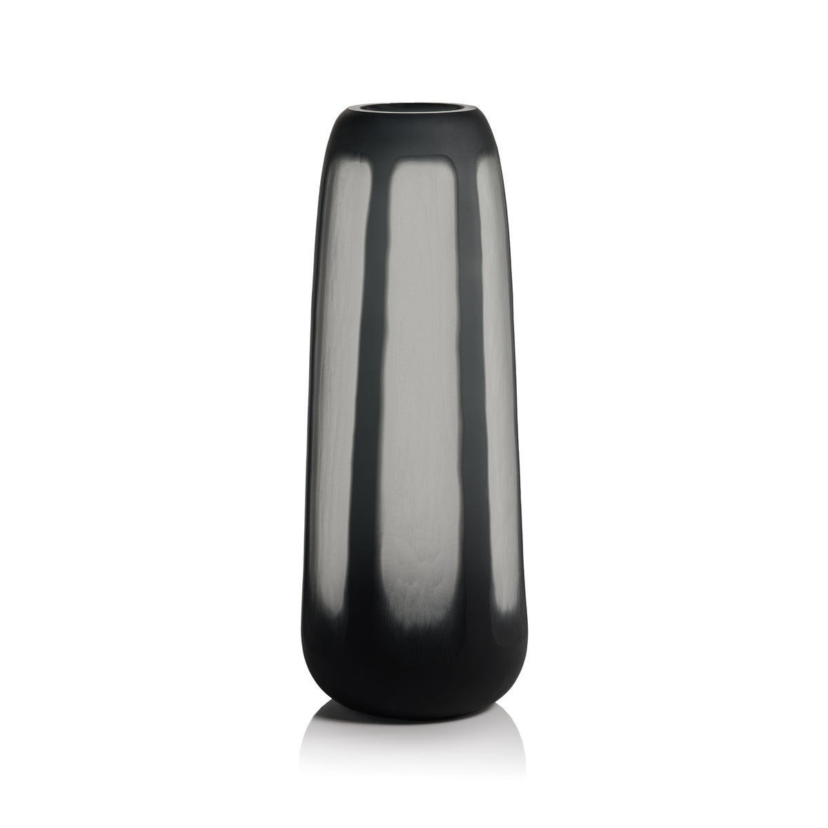 Zodax Arya Hand-Cut Glass Vase, 7.5" x 20"