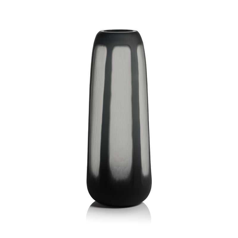 Zodax Arya Hand-Cut Glass Vase, 7.5" x 20"