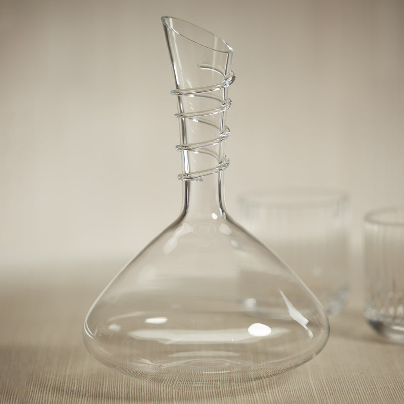 Zodax Bacalan Hand Made Glass Wine Decanter