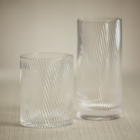 Zodax Chadwell Rippled Highball Glasses, Set of 6