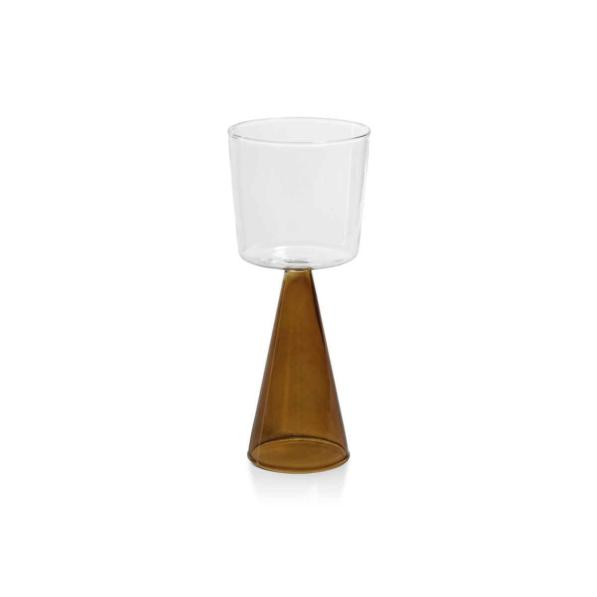 Zodax Viterbo Wine White Wine Glasses, Amber, Set of 4