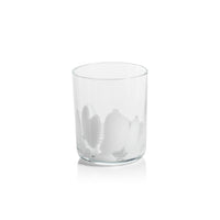 Zodax Pacos White Spot Tumbler Glasses, Set of 4